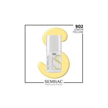 Semilac Professional - Lakier Hybrydowy 902 Lemon Yellow 7 ml
